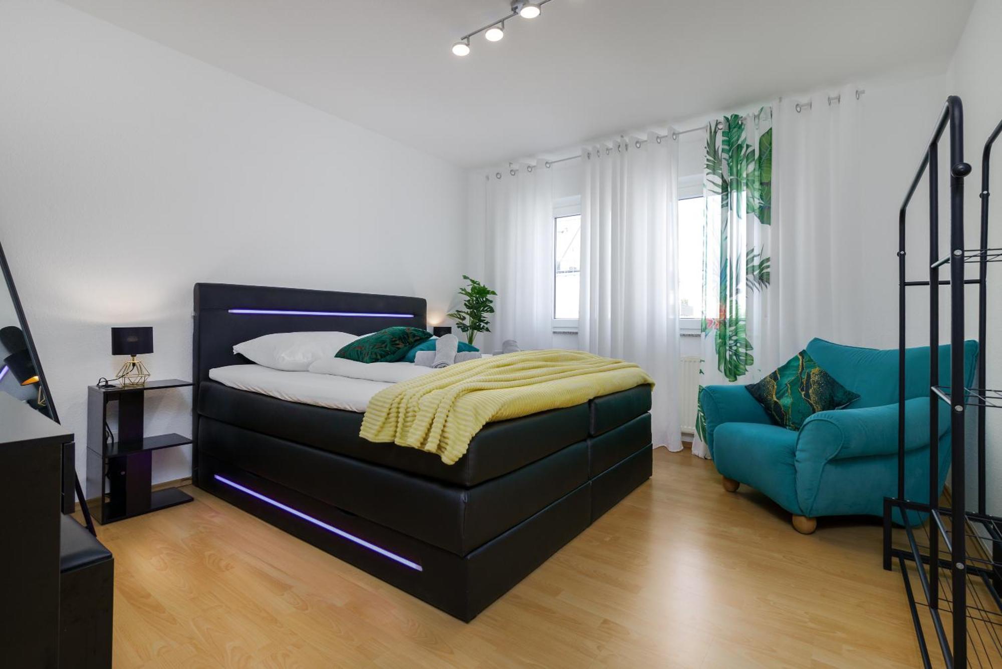 2 Zimmer Wohnung, Kueche, Bad, Balkon, Netflix Alzey Eksteriør bilde